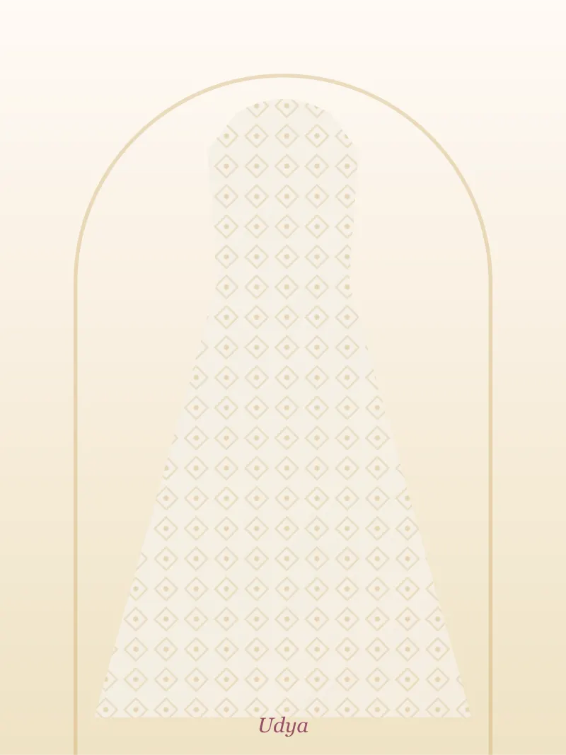 Off White Tiered Anarkali Suit