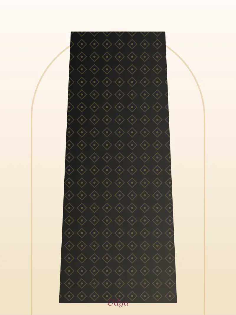 Black Unstitched Suit Material