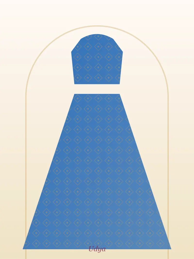 Blue Bridal Lehenga Choli